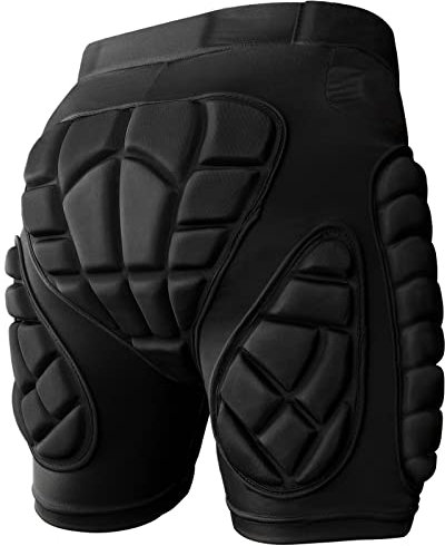 Cienfy 3D Hüftpolster Eva Protektorenhose Gepolsterter Shorts Crash-Pad Impakthose für Skiing, Eislauf, Snowboardfahren Und Skateboardfahren