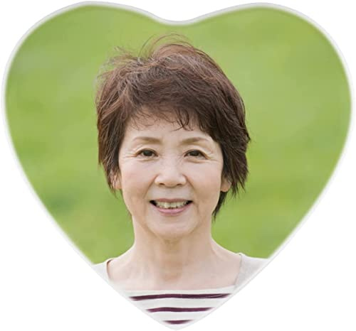 ITODA Schiefer mit Foto Grabstein Personalisiert Fotogravur Schieferplatte mit Bild Schiefertafel Thermotransfer Gedenktafel Individuell Fotodruck Porzellanbild Fotogeschenk Geburtstag Weihnachten