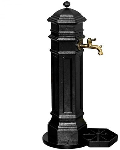 MetallWeb® Gartenbrunnen, Standbrunnen PISA, in unterschiedlichen Farben (Schwarz)