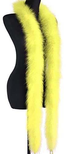 2 m Federboas natürlicher Federschal flauschige Federboas Kostümparty Zubehör für Hochzeit Party Cosplay Tanzkostüm