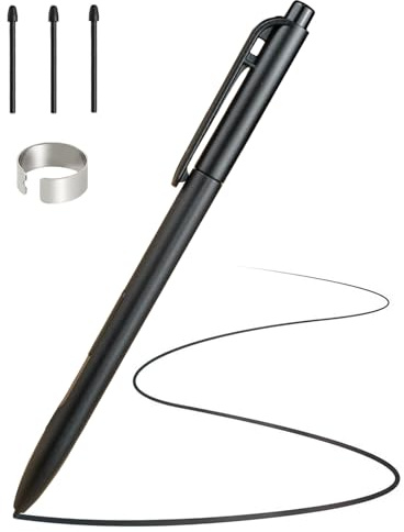 EMR Stylus Compatible with Remarkable 2, Libreath Replacement Digital Pen with Eraser for Samsung Galaxy/Kindle Scribe/SuperNote, 4096 Pressure Levels, Palm Rejection, Tilt Support (3 Pen Tips)