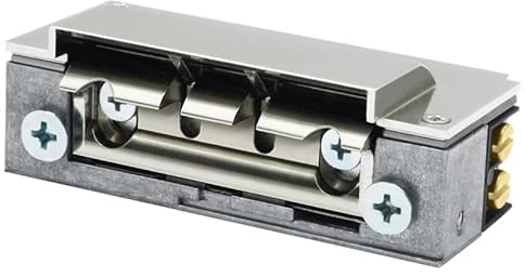 NAJDER Apriporta elettrico, Hartte, Serie XS12U-C 12 V AC/DC, Slim, con memoria interna, con guida per scrocco, per porte destre e sinistre, simmetrico, per porte, portoni e armadi, affidabile