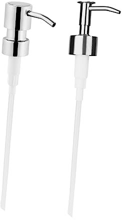 Zerodeko 2pcs Replacement Pump Nozzles for Liquid Soap Lotion Dispensers Pump Nozzles for Home Bathroom