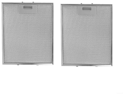 Sileduove 2pcs Cooker Hood Metal Aluminum Grease Filter for RANGEMASTER Cooker Hood 300x250mm