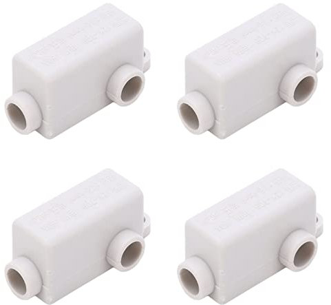 Quick Terminal Blocks, ZK T06 Wire Connector 400V 60A High Power 1 in 2 Out Splice Terminal Block Inline Junction Connector Box, Suitable for Ceiling Lamp Wiring, Switch Wiring,