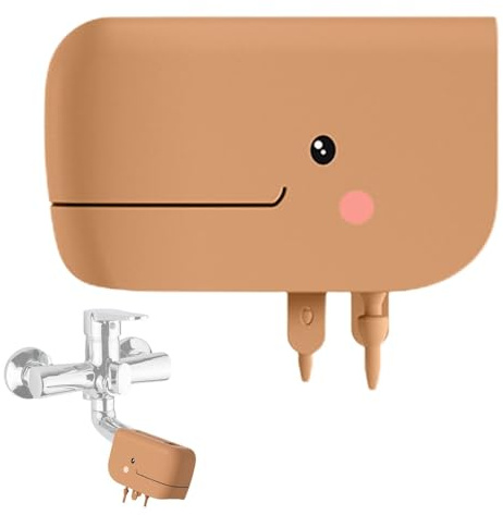 Cubierta para brotes de baño de bebé - Lindo Protector de Grifo de Silicona para niños | Cubierta de Boquilla para la Seguridad del bebé, Divertida Cubierta de Dibujos Animados para baño y