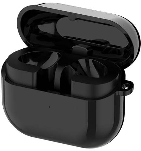 Ladekoffer Kompatibel für Samsung Galaxy Buds 3 ladecase, Ersatz-Ladebox, Ohrhörer-Ladehülle für Samsung Galaxy Buds 3 R530 Bluetooth-Ohrhörer Zubehör mit 600 mAh Kapazität，Schwarz