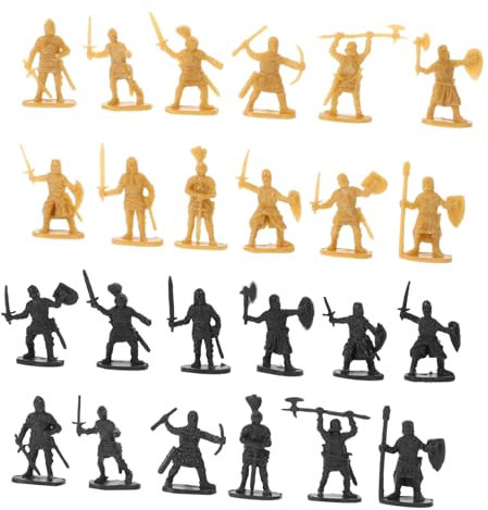 BESPORTBLE 200stücke Miniatur Soldaten Mittelalter Modell Figuren Für Sandkasten Spielzeug Winzige Soldatenmodelle Kleine Miniaturmenschen