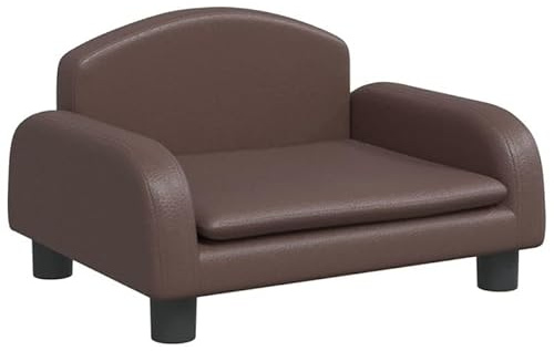 Eleganz Kindersofa aus Kunstleder, 50x40x30 cm, massives Kiefernholz, langlebig & pflegeleicht, ideal für Kinderzimmer & Wohnzimmer