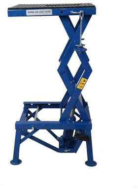 TIEOAXFT Sollevatore Idraulico for Auto a Forbice for Officina di Riparazione con 300 libbre for Auto, martinetti a Forbice for Moto e Biciclette