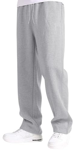 Baggy joggingbyxor, pojkar, barn, bomull, träningsbyxor med fickor, lång elastisk midja, sportbyxor, lösa breda ben, fritidsbyxor, Y2K streetwear för tonåringar 4–16 år