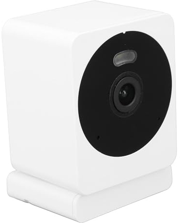 SENECESLI Wi-Fi-säkerhetskamera med Rörelsedetektering, Tvåvägssamtal, 360° Roterande Nattkamera för Hem/företag