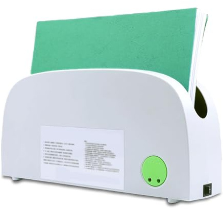 Macchina rilegatrice termica, macchina rilegatrice elettrica a caldo con spessore di rilegatura di 33 mm, preriscaldamento rapido e vassoio di raffreddamento, kit di rilegatura per documenti, contratt