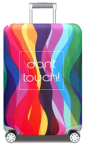 YEKEYI Reise Suitcase Protector Reißverschluss Koffer Abdeckung Waschbar Drucken Gepäck Abdeckung 18-32 Zoll (multicolor, M)