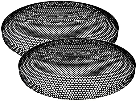 AUDIO SYSTEM GI 10 Subwoofergitter Abdeckung 25cm schwarz mit Logo 1 Paar