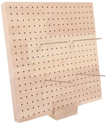 Operitacx Robustes Holz Strickbrett Häkeln Blockierbrett mit Langer Nutzungsdauer für Strick und Webhandwerk Praktisches für Anfänger und Kreative Projekte