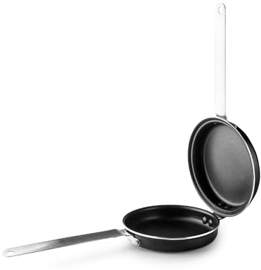 IBILI - I-CHEF Mini-Kartoffelomelettpfanne, 14 cm, Aluminium, Edelstahlgriff, antihaftbeschichtet, für Induktion geeignet