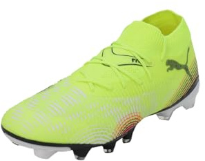 PUMA Future 8 Match FG/AG WN's, Weiblich Fussballschuh, Yellow ALERT-PUMA Aged Silver-Sun Struck,