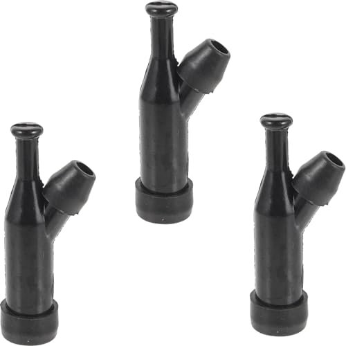 FUNOMOCYA 3stücke Zündkerzenstecker Für Rasenmäher Generatoren Traktoren Und Wasserpumpen Zündkerzenstecker Aus Hitze Und Vibrationsbeständigem Kunststoff Mit Zündkerzenanschlüssen Für