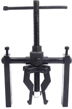 Meijeegu Extractor de cojinetes de taladro, desmontaje de rodamientos con tres garras, rodamiento interior de Rama de 16 – 38 mm, rango de tracción, 3 mordazas, extractor de rodamientos interiores,