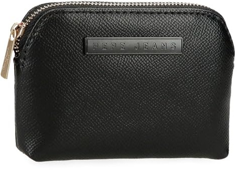 Pepe Jeans Elia Portafoglio, Taglia unica, Nero, Taglia unica, Portamonete