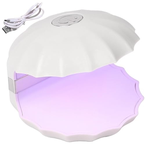 Lpitoy Lámpara De Uñas Led UV, Secador De Barniz De Gel Ultravioleta para Uñas, Máquina De Fototerapia De Manicura, Luz Led De Secado Rápido, Lámpara De Pegamento De Esmalte