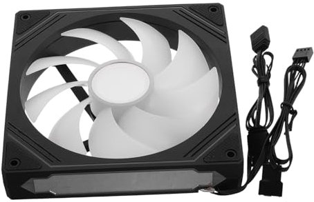 OSALADI Argb Case Fan with Mirror Effect High-performance Cooling Fan for Pc Cases Construction Vibrant Rgb Lighting Compatibility with Motherboards