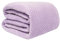 Dreamscene Throw Blanket Waffle Fleece Throw, Ultra Soft Warm Fleece Fabric Pale Purple Waffle Weave Pattern Luxurious Throw For Sofa Bed Livingroom, Lilac-120x150cm