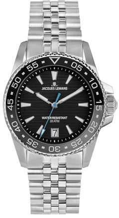 JACQUES LEMANS Herren-Uhren Analog Quarz