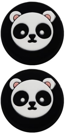 mophrati Confezione da 2 cartoni animati animali Gamepad Thumbstick Covers Joystick Protector Cappucci antiscivolo Accessori per console di gioco