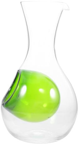 Warmhm Carafe à Vin Verre De Distributeur De Boissons Pour Fêtes Avec Cavité à Glace Pour Service Individuel Et Refroidissement Rapide