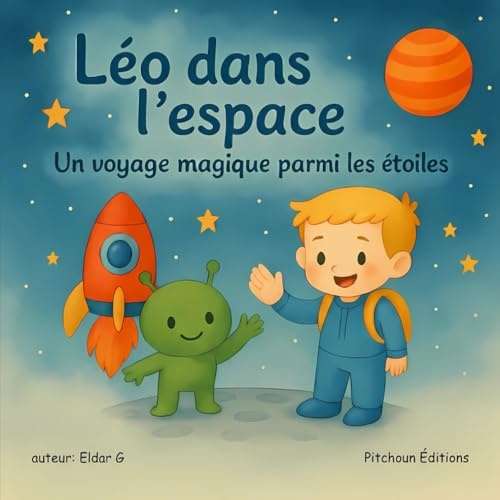 Léo dans l’espace : une histoire d’amitié et d’aventure pour enfants: Livre illustré pour enfants de 3 à 8 ans, sur l’amitié et la découverte de l’espace