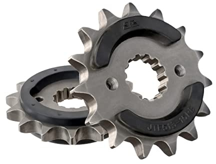 JT JTF513.15RB Pignone Silenziato 15 Denti Passo 530 Gommato - Diam.Int. 21.6/25