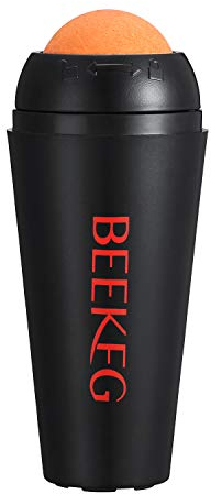 Beekeg Rodillo Absorbente De Aceite De Piedra Volcánica, Control De Aceite Sobre La Marcha, Solución Reutilizable Para Combatir La Piel Grasa, Masajeador De Rodillo Facial Volcánico 100% Natural
