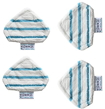 ZRF 4 Pieces Steam Mop Pad for Black & Decker Steam Mop, Microfiber Mop for Black and Decker FSM1610 FSM1630 FSM1616 FSMH16151