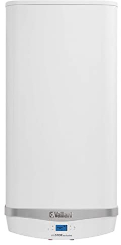 VAILLANT eloSTOR VEH 120/8 exclusive Zweikreis-Elektro-Wandspeicher, Druckspeicher für Etagenwohnungen, druckfester Elektro-Warmwasserspeicher mit 120 l Kapazität und SmartControl