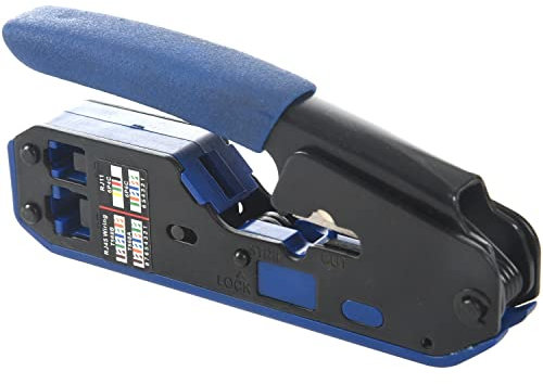 Uinfhyknd Pinza pelacables Rj45 Network Networker para conector Rj45 Cat6 Cat5E Cat5 Rj11 Rj12