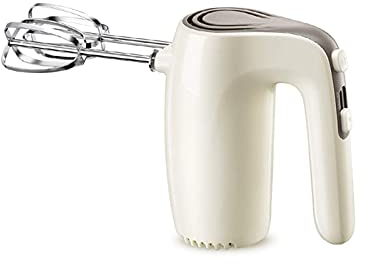 Frullino per Le Uova Ventilatore Elettrico per Uso Domestico Piccolo frullino per Le Uova Macchina per Capelli Macchina per impastare la Torta Strumento di Cottura (Colore : Beige)