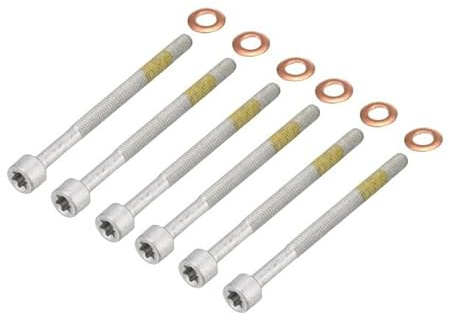Stardiesel Zylinderschraube Einspritzdüse Kupfer Dichtringe Dehnschrauben Injektor Halterung für W203 W204 W169 W212 W211 W164 Sprinter W906 Vito Viano W639