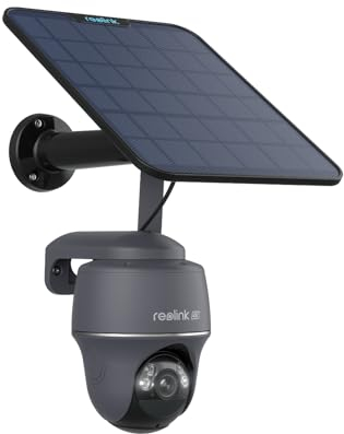 Reolink 4K/8MP 4G Camera, Solar-powered Security Camera Outdoor with Colour Night Vision, No WiFi Security Camera, Pet/Person/Vehicle Detection, Outdoor Camera Wireless, Go PT Ultra-G + Solar Panel