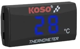 PRORACER Digital Motorcycle Thermometer for Motorcycles, Pitbike, ATV, Boats, Cars