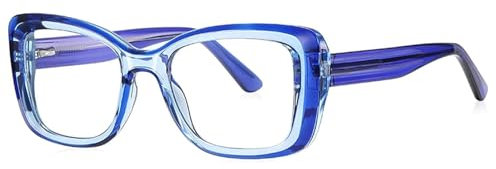 WxuuLTGJR Brillengestelle für Damen, Titan-Brillengestell, transparent, mit Federreißverschluss, Brillengestell, Anti-Blaulicht-Brillengestell für Herren