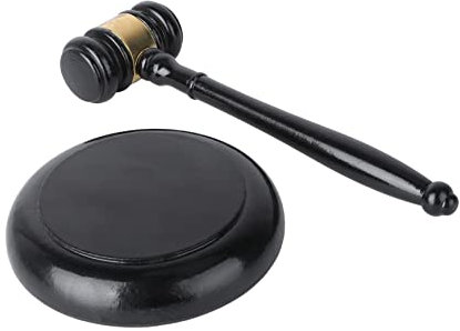 Lurrose Holzhammer Mit Sockel Für Richter Auktionshammer Aus Hartholz Richterhämmer Holzauktionshammer Für Spielzeug Und Präsentation Langlebig Und Sicher Anwendung