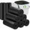 Flintronic 200PCS Bolsas Basura Orgánicas, 45x50cm 10L Bio Bolsas de Basura, 2,6 Galones Bolsas de Basura, para Residuos de Alimentos, Hogar, Jardín, Cocina, Oficina(Negro)