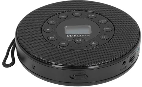 Player CD Portatile, CD Player 1500Mah Anti Skip per MP3 (#1)