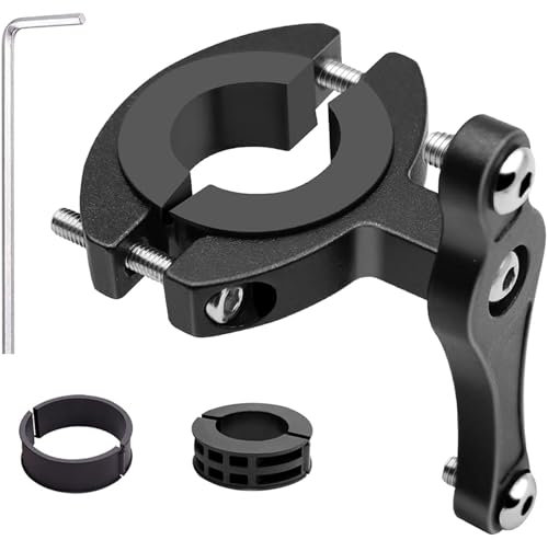 Aluminum Road Bike Bottles Cage Mount Adapter, Bilateral Fixation Water Bottle Cage Clamp Mount Bicycle Bottle Holder Bracket,Easy to Install on Handlebar Seat Post for Baby Stroller