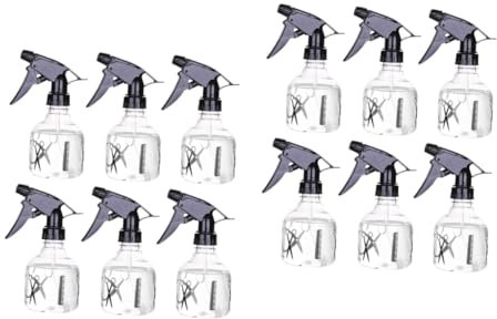 Healeved 12pcs Hair Bottle Barber Spray Shampoo Bottles Hair Salon Tools Pet Material