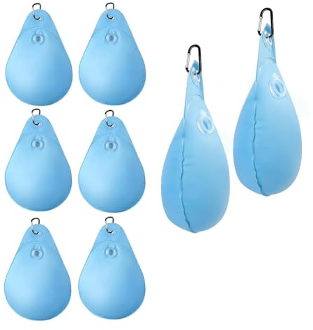TOBEOME 8 Pcs Pool Cover Weights with Hooks, Leakproof Swimming Pool Cover Hanging Bag for Above Ground Pool Cover