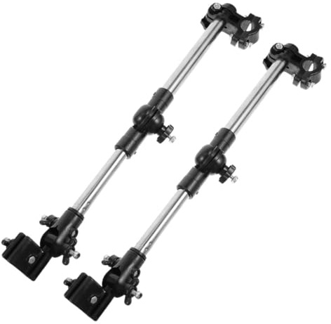 FOYTOKI 2Pcs Bike Umbrella Holder Mount Stand for Bicycles Electric Bikes and Wheelchairs Easy to Install Umbrella Bracket for Stable Support