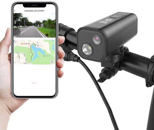 Spedal 4K Dashcam Motorrad, WiFi Dashcam Auto mit GPS-Tracking, 6-Achsen EIS, 6h Akku 30fps Action Cam, Fahrrad Kamera, 132° Weitwinkel, IP65 wasserdicht, Nachtsicht, inkl. 64GB SD-Karte (Grau)